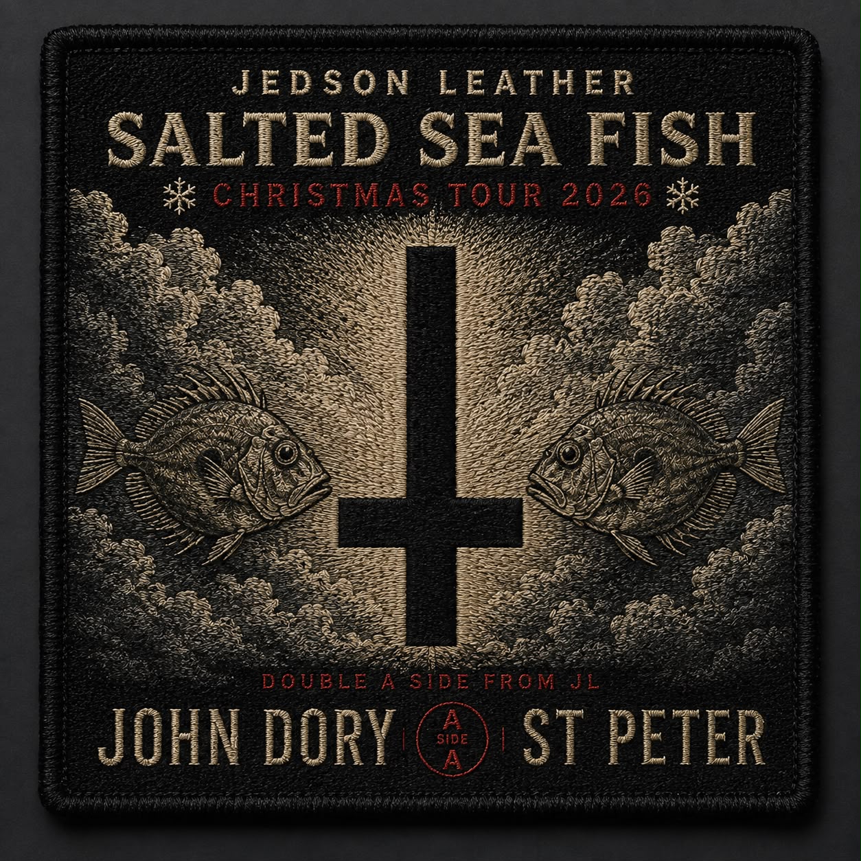 Salted Sea Fish Christmas Tour patch artwork
